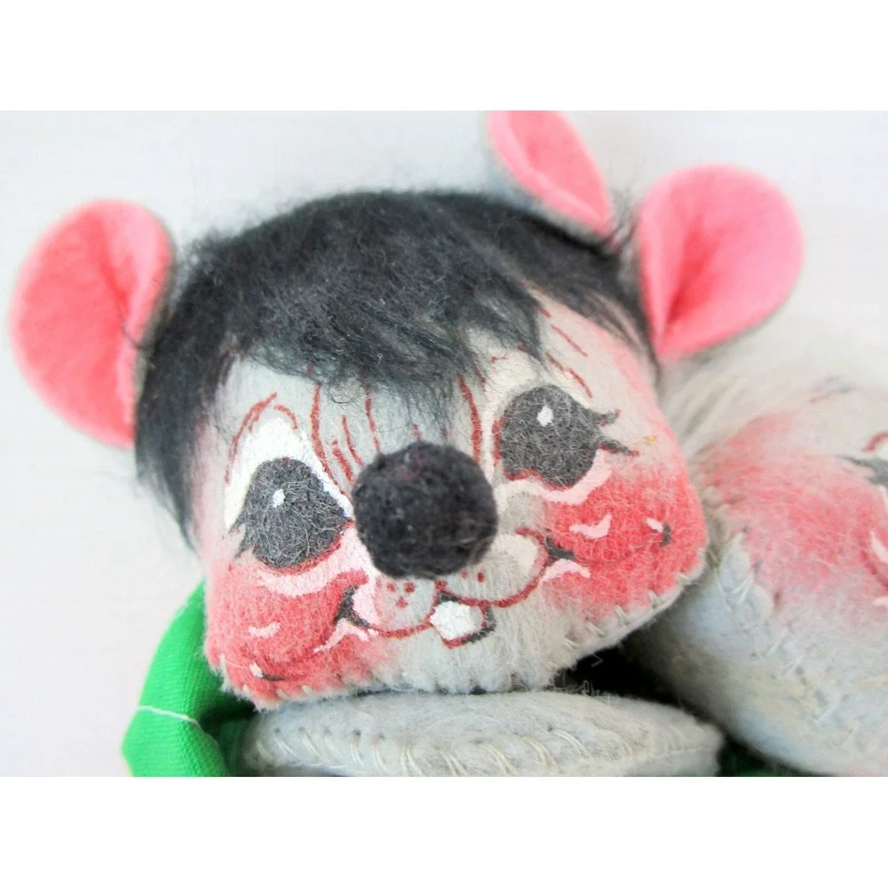 Annalee Vintage 2 Mice In Tent Happy Camping Mouse Doll Sleeping 7